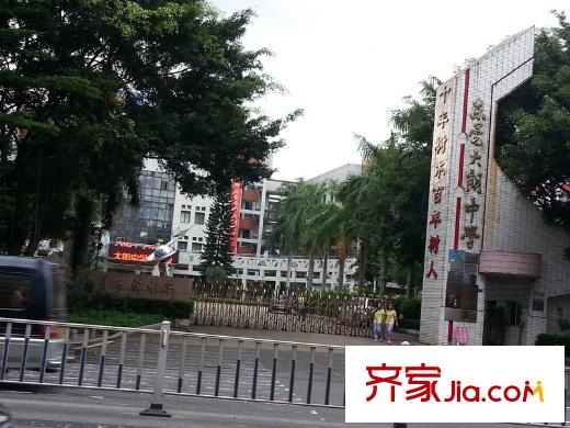 敏捷春天花園配套圖1700米東莞大朗中學(xué)