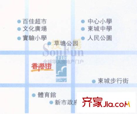 香港街交通圖