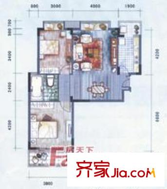 麗水佳園 戶型2室