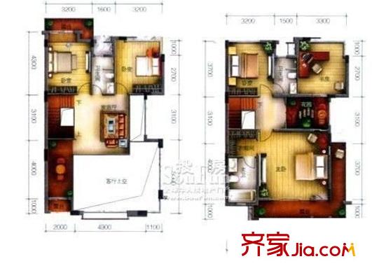 麗水佳園 4室 戶型圖