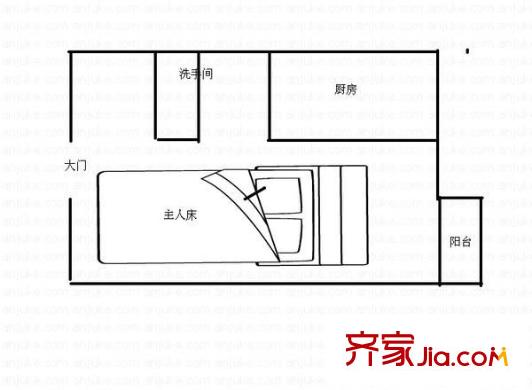 南城鴻福廣場戶型圖鴻福廣場 1室 戶型圖 1室1衛(wèi)1廚