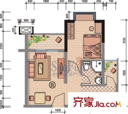 天誠康橋   戶型圖