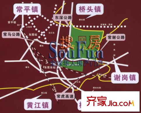 金田花園交通圖