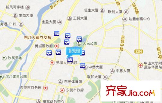 香港街交通圖 