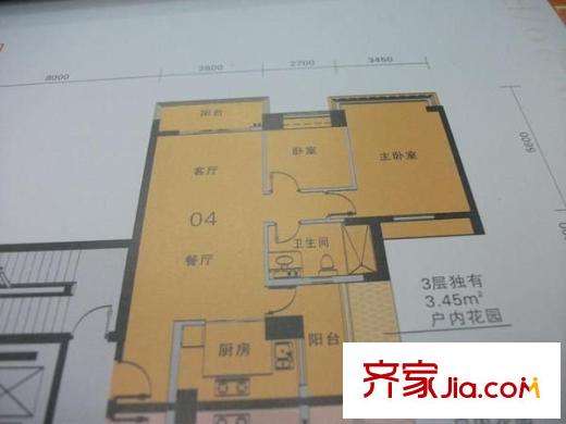 厚街盛和廣場 2室 戶型圖