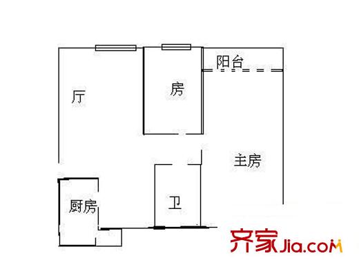 風(fēng)華豪庭 5室 戶型圖