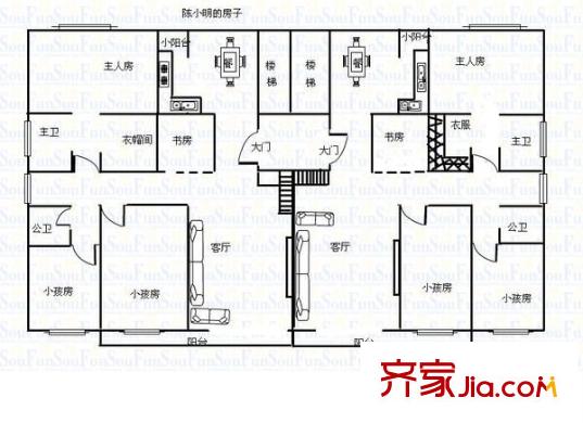 風(fēng)華豪庭 1室 戶型圖