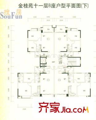 芳桂園戶型圖金桂苑 3室2廳