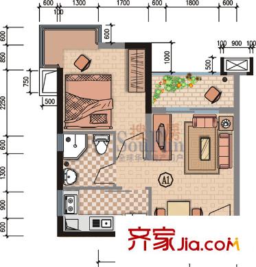 天誠康橋   戶型圖