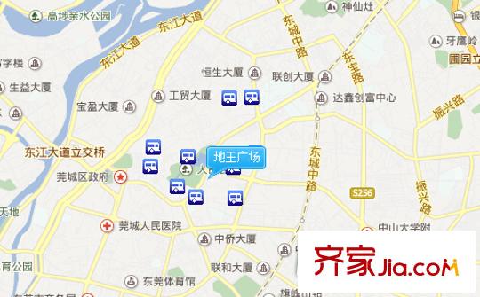 地王廣場交通圖 