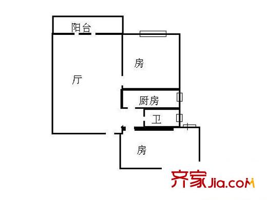 風(fēng)華豪庭 3室 戶型圖