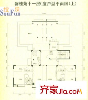 芳桂園戶型圖馨桂苑 2室2廳