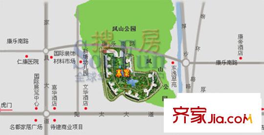 君匯華庭交通圖