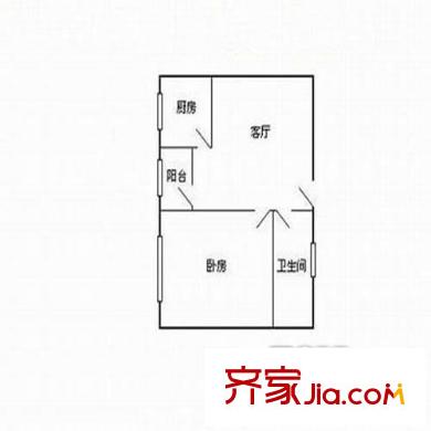 東逸翠苑 1室 戶型圖