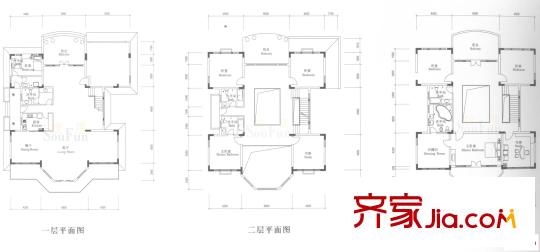 金椅豪園別墅戶型圖8室2廳6衛(wèi)1廚