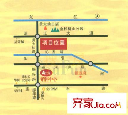金椅豪園別墅交通圖