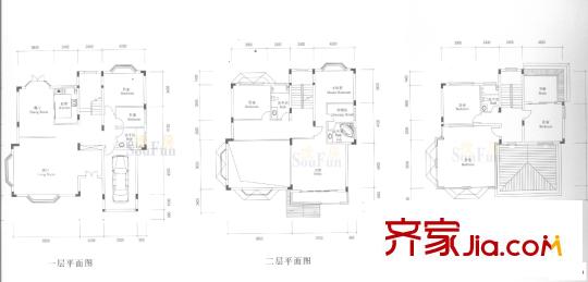 金椅豪園別墅戶型圖5室2廳6衛(wèi)1廚