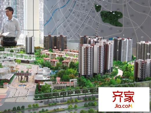 花園城?孔雀湖銷售中心沙盤圖（2013-5-14）