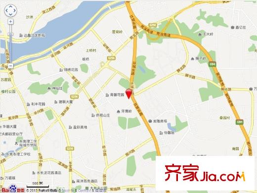 花園城?孔雀湖電子地圖