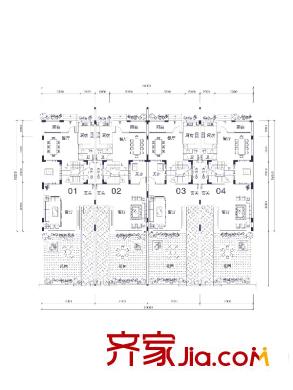 花園城?孔雀湖L1戶型一層戶型圖 4室2廳1衛(wèi)1廚