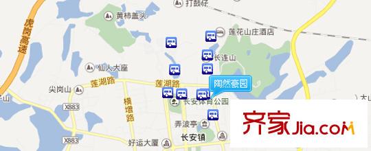 陶然豪園交通圖 