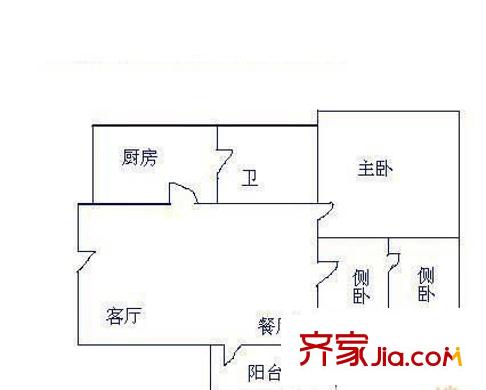 東逸翠苑 3室 戶型圖