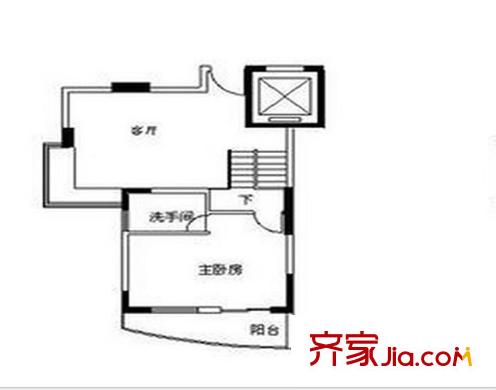  東逸翠苑 1室 戶型圖