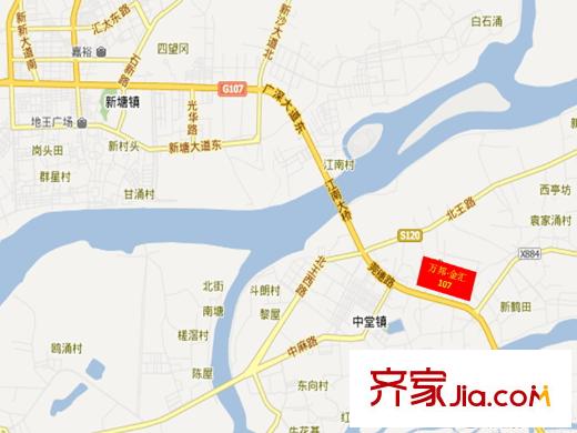 萬邦金匯107交通圖