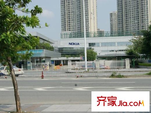 萬科金悅香樹配套圖馬路對面諾基亞廠 