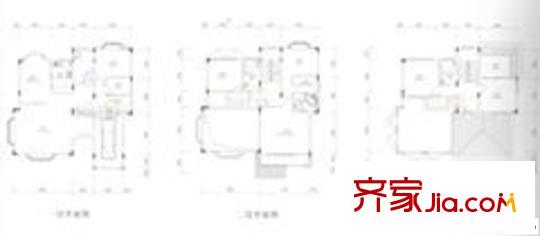 金椅豪園別墅戶型圖5室2廳4衛(wèi)1廚
