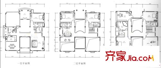 金椅豪園別墅戶型圖7室2廳6衛(wèi)1廚