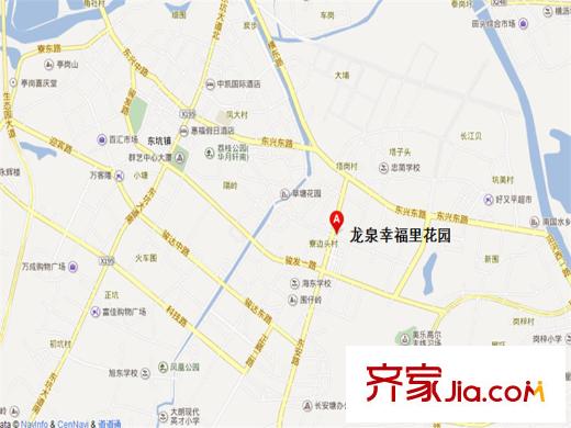 龍泉幸福里花園交通圖