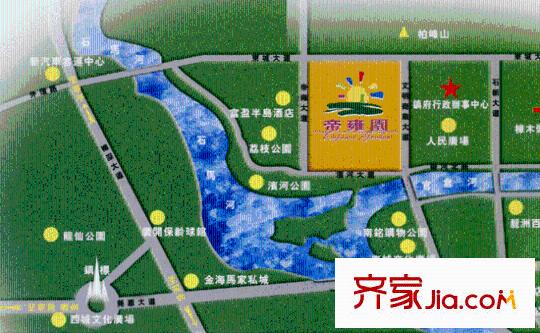 帝雍園別墅交通圖