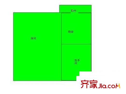 萬(wàn)科運(yùn)河?xùn)|1號(hào)公寓戶型圖萬(wàn)科運(yùn)河?xùn)|1號(hào)青藤公寓 1室 戶型圖 1室1廳1衛(wèi)1廚