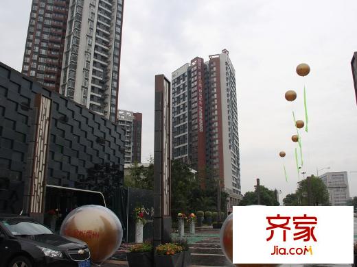 萬科金悅香樹外景圖銷售中心全景（2013-8-17）
