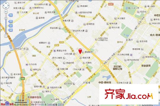 萬科金悅香樹交通圖電子