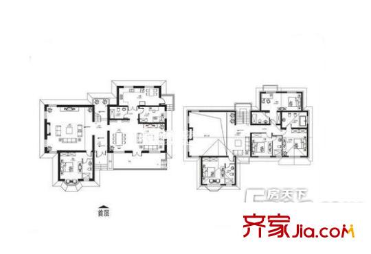 窩嶺商業(yè)西街小區(qū) 5室 戶型圖