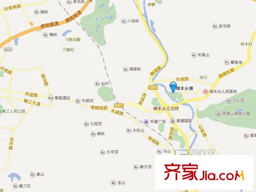 蓮香苑交通圖 