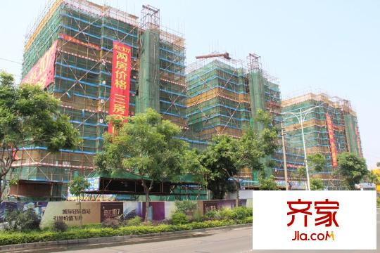 萬邦金匯107外景圖項目施工（2013-7-15）