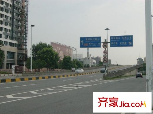 萬科金悅香樹配套圖周邊道路指示牌