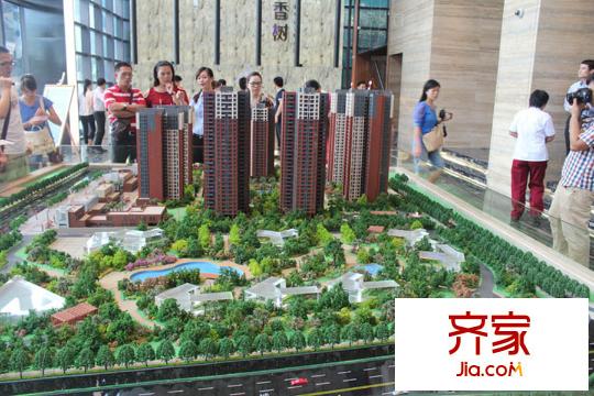 萬科金悅香樹實(shí)景圖銷售中心（2015-3-20）