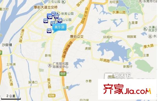 美樂(lè)居交通圖 