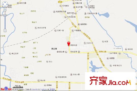 美泰天韻交通坐標(biāo)圖