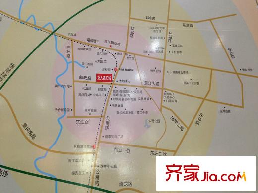名匯城鉑金館交通圖 