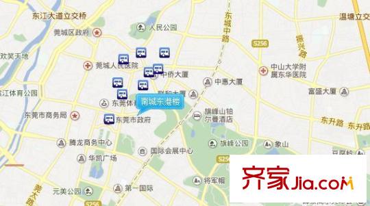 南城東港樓交通圖 