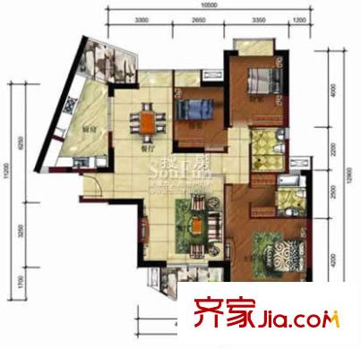 南城路樓群 3室