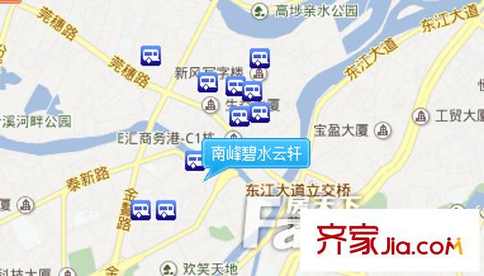 南峰碧水云軒交通圖 