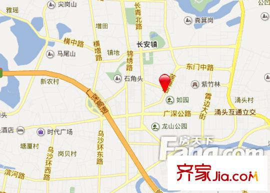 榮希公寓交通圖東莞  
