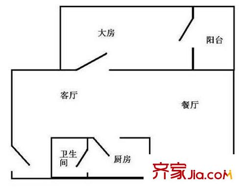 樓下新村 1室2廳1衛(wèi)