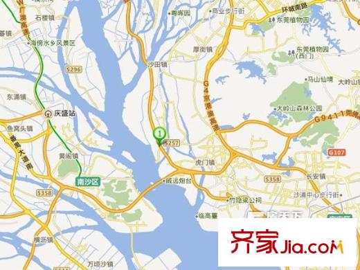 獅子洋1號交通圖 